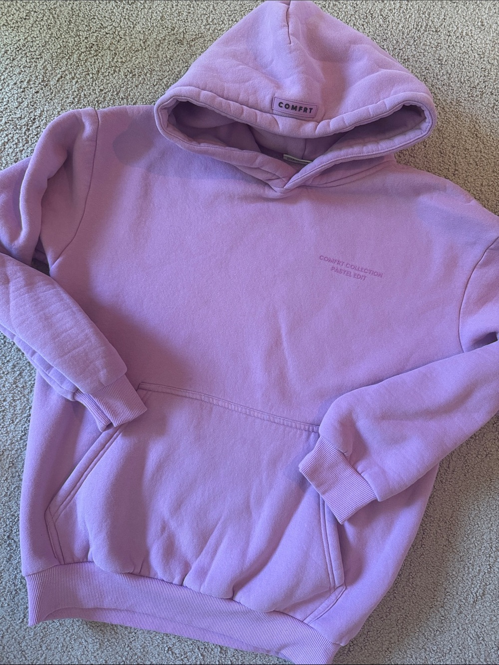 Comfrt Pastel Collection Hoodie Sweatshirt- Women